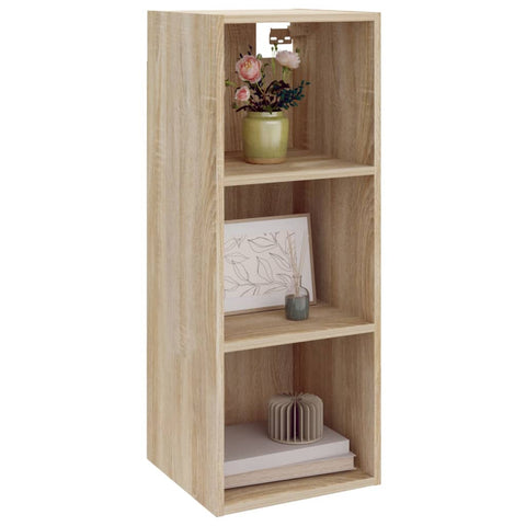 vidaXL Wandschrank Sonoma-Eiche 34,5x32,5x90 cm Holzwerkstoff