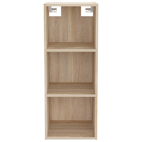 vidaXL Wandschrank Sonoma-Eiche 34,5x32,5x90 cm Holzwerkstoff