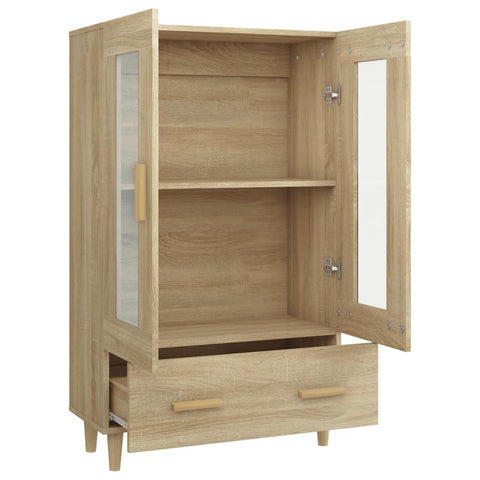 vidaXL Highboard Sonoma-Eiche 70x31x115 cm Holzwerkstoff