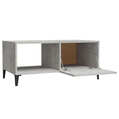 vidaXL Couchtisch Betongrau 90x50x40 cm Holzwerkstoff