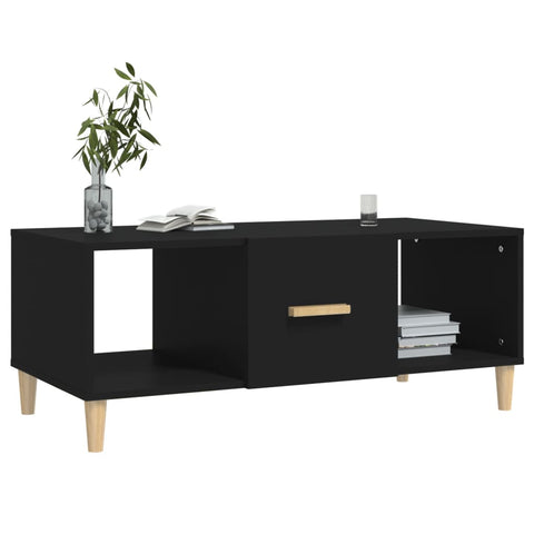 vidaXL Couchtisch Schwarz 102x50x40 cm Holzwerkstoff