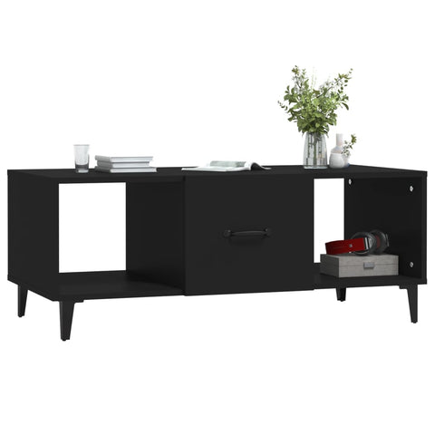 vidaXL Couchtisch Schwarz 102x50x40 cm Holzwerkstoff