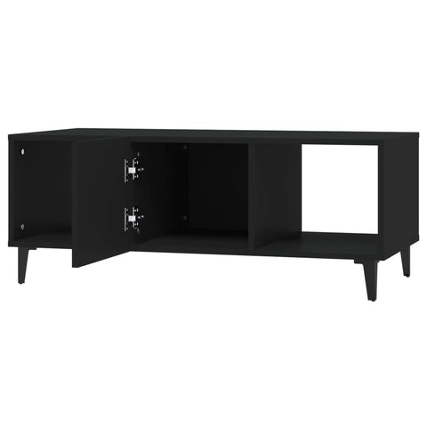 vidaXL Couchtisch Schwarz 102x50x40 cm Holzwerkstoff