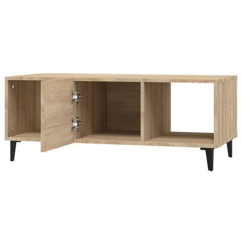 vidaXL Couchtisch Sonoma-Eiche 102x50x40 cm Holzwerkstoff