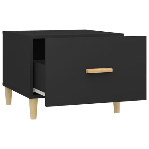 vidaXL Couchtisch Schwarz 50x50x40 cm Holzwerkstoff