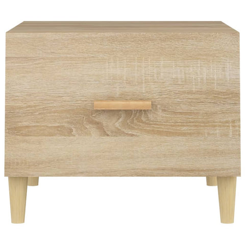 vidaXL Couchtische 2 Stk. Sonoma-Eiche 50x50x40 cm Holzwerkstoff