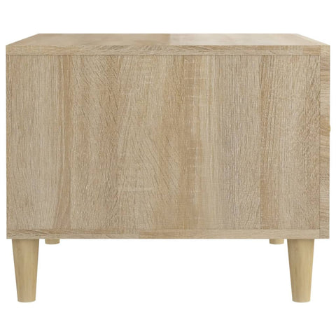 vidaXL Couchtische 2 Stk. Sonoma-Eiche 50x50x40 cm Holzwerkstoff