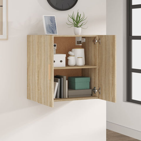 vidaXL Wandschrank Sonoma-Eiche 60x30x60 cm Holzwerkstoff