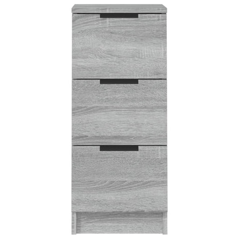 Sideboards 2 Stk. Grau Sonoma 30x30x70 cm Holzwerkstoff