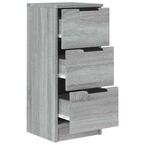 Sideboards 2 Stk. Grau Sonoma 30x30x70 cm Holzwerkstoff