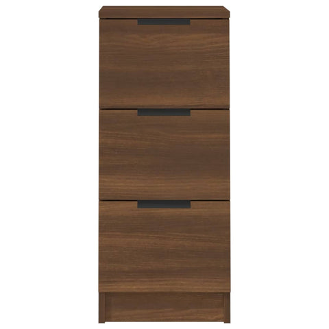 Sideboards 2 Stk. Braun Eichen-Optik 30x30x70 cm Holzwerkstoff