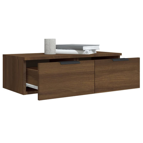 vidaXL Wandschrank Braun Eichen-Optik 68x30x20 cm Holzwerkstoff