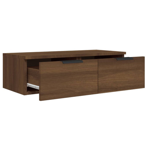 vidaXL Wandschrank Braun Eichen-Optik 68x30x20 cm Holzwerkstoff