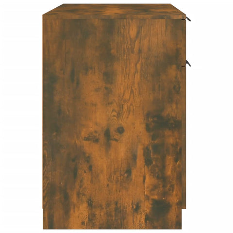 vidaXL Schreibtisch Räuchereiche 100x50x75 cm Holzwerkstoff