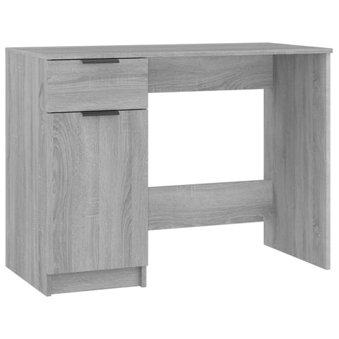 vidaXL Schreibtisch Grau Sonoma 100x50x75 cm Holzwerkstoff