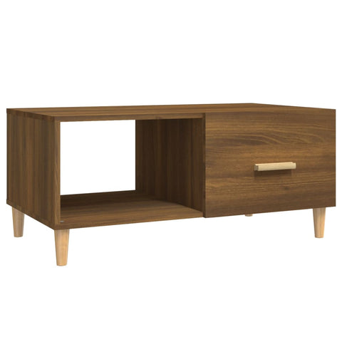 vidaXL Couchtisch Braun Eichen-Optik 89,5x50x40 cm Holzwerkstoff