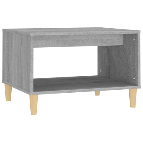 vidaXL Couchtisch Grau Sonoma 60x50x40 cm Holzwerkstoff