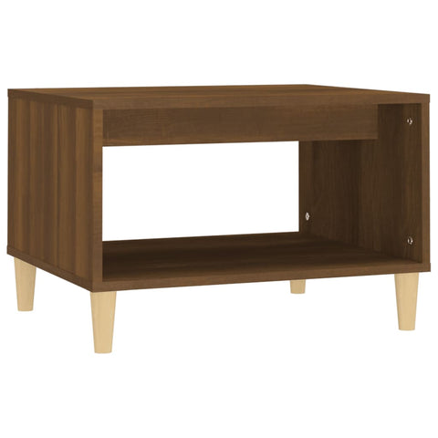 vidaXL Couchtisch Braun Eichen-Optik 60x50x40 cm Holzwerkstoff