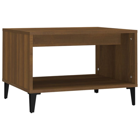 vidaXL Couchtisch Braun Eichen-Optik 60x50x40 cm Holzwerkstoff