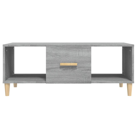 vidaXL Couchtisch Grau Sonoma 102x50x40 cm Holzwerkstoff