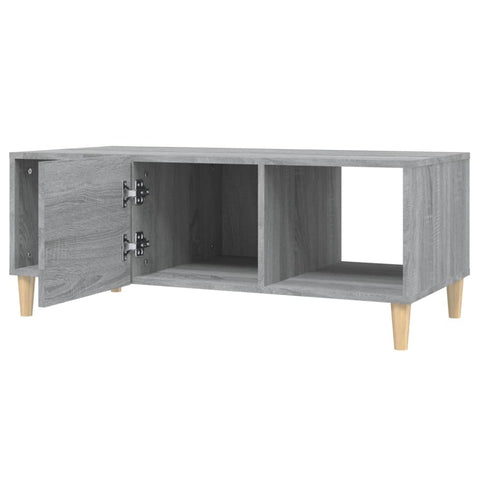 vidaXL Couchtisch Grau Sonoma 102x50x40 cm Holzwerkstoff