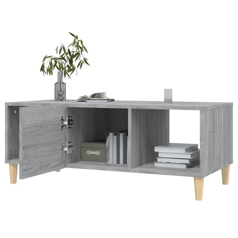 vidaXL Couchtisch Grau Sonoma 102x50x40 cm Holzwerkstoff