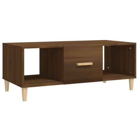 vidaXL Couchtisch Braun Eichen-Optik 102x50x40 cm Holzwerkstoff