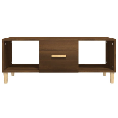 vidaXL Couchtisch Braun Eichen-Optik 102x50x40 cm Holzwerkstoff