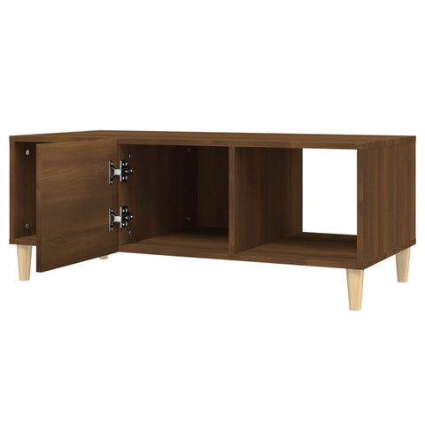 vidaXL Couchtisch Braun Eichen-Optik 102x50x40 cm Holzwerkstoff