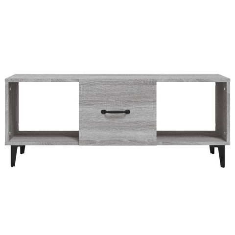 vidaXL Couchtisch Grau Sonoma 102x50x40 cm Holzwerkstoff