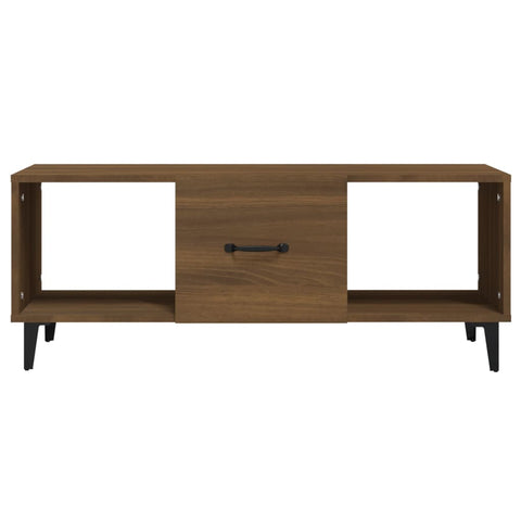 vidaXL Couchtisch Braun Eichen-Optik 102x50x40 cm Holzwerkstoff