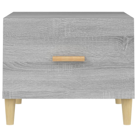 vidaXL Couchtisch Grau Sonoma 50x50x40 cm Holzwerkstoff