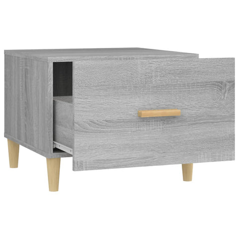 vidaXL Couchtisch Grau Sonoma 50x50x40 cm Holzwerkstoff