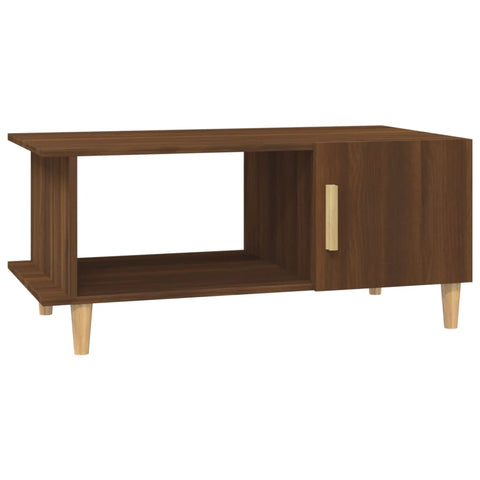 vidaXL Couchtisch Braun Eichen-Optik 90x50x40 cm Holzwerkstoff