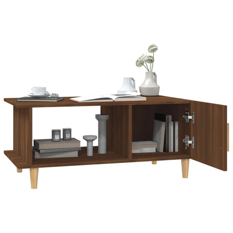 vidaXL Couchtisch Braun Eichen-Optik 90x50x40 cm Holzwerkstoff