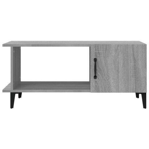 vidaXL Couchtisch Grau Sonoma 90x50x40 cm Holzwerkstoff