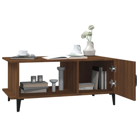 vidaXL Couchtisch Braun Eichen-Optik 90x50x40 cm Holzwerkstoff