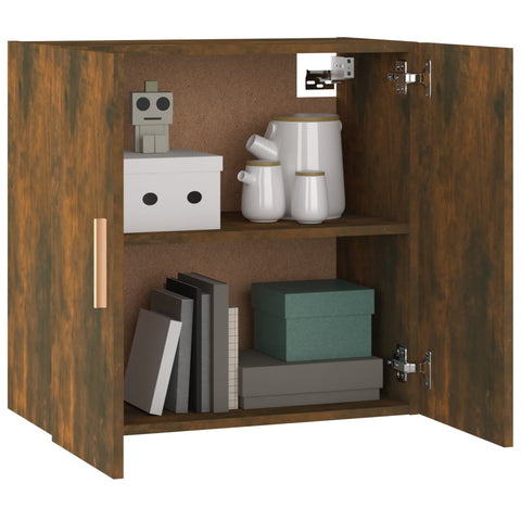 vidaXL Wandschrank Räuchereiche 60x30x60 cm Holzwerkstoff