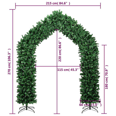 Weihnachtsgirlande Grün 270 cm