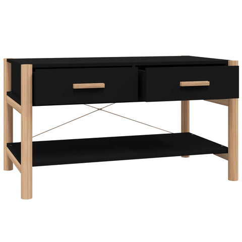 vidaXL Couchtisch Schwarz 82x48x45 cm Holzwerkstoff