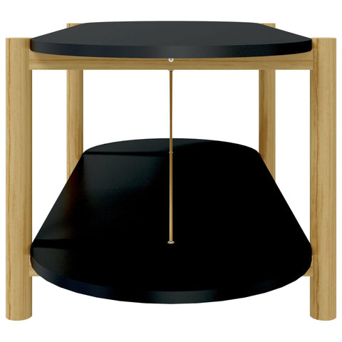 vidaXL Couchtisch Schwarz 110x48x40 cm Holzwerkstoff