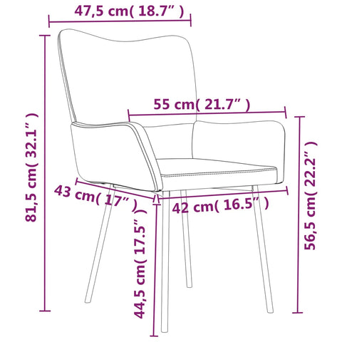 Esszimmerstühle 2 Stk. Dunkelgrau Samt