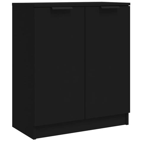 vidaXL Sideboards 2 Stk. Schwarz 60x30x70 cm Holzwerkstoff