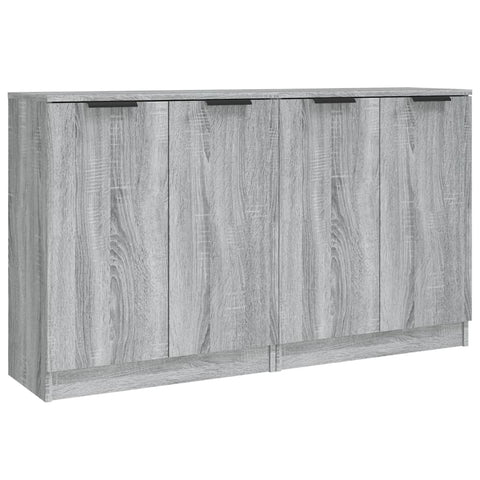 vidaXL Sideboards 2 Stk. Grau Sonoma 60x30x70 cm Holzwerkstoff