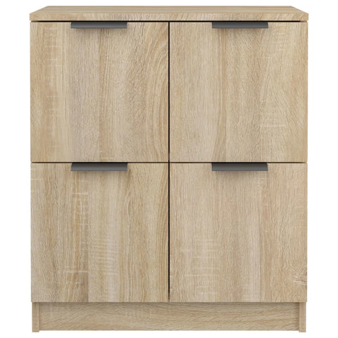 Sideboards 2 Stk. Sonoma Eiche 60x30x70 cm Holzwerkstoff