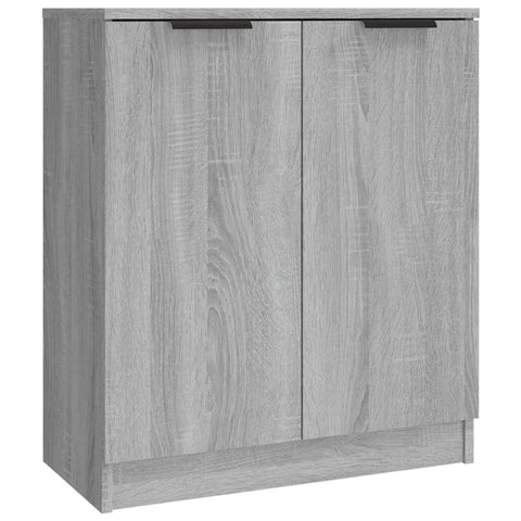 vidaXL Sideboards 3 Stk. Grau Sonoma Holzwerkstoff