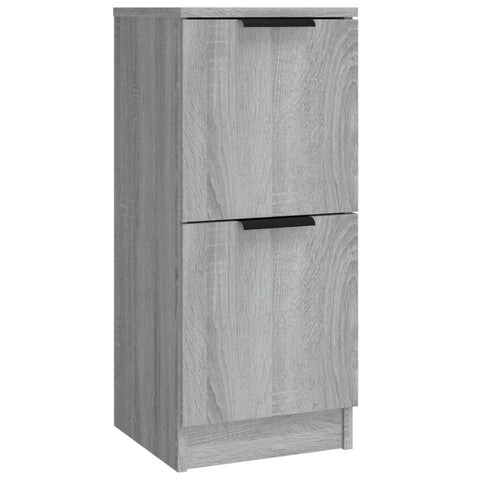 vidaXL Sideboards 3 Stk. Grau Sonoma Holzwerkstoff