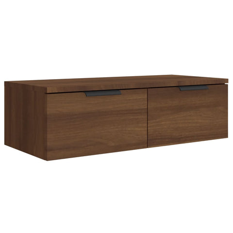 vidaXL Wandschränke 2 Stk. Braun Eichen-Optik 68x30x20cm Holzwerkstoff