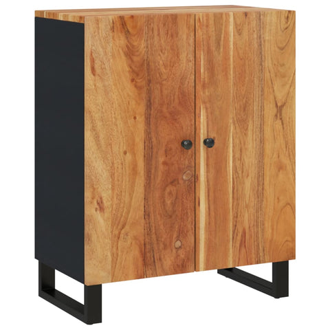 vidaXL Sideboard 60x33x75 cm Massivholz Akazie