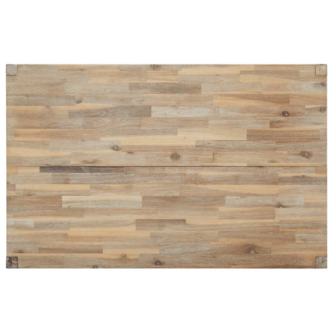 vidaXL Esstisch 110x70x75 cm Massivholz Akazie